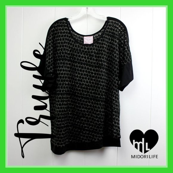 ROMEO & JULIET COUTURE Asymmetrical Top - Picture 1 of 6
